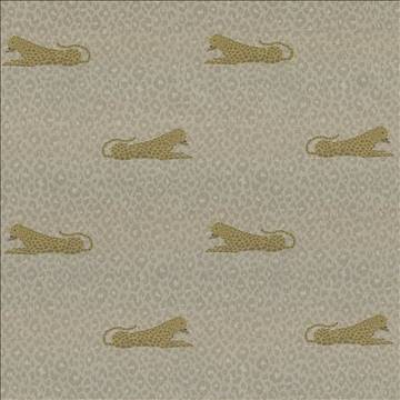 Kasmir Fabrics Lazy Leopard Pewter Fabric 